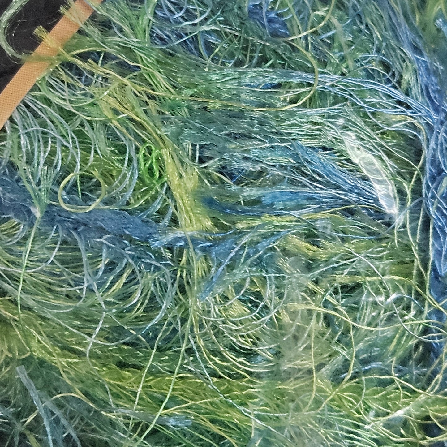 Lion Brand Fun Fur Stripes, Citrus, 3 skeins, Polyester
