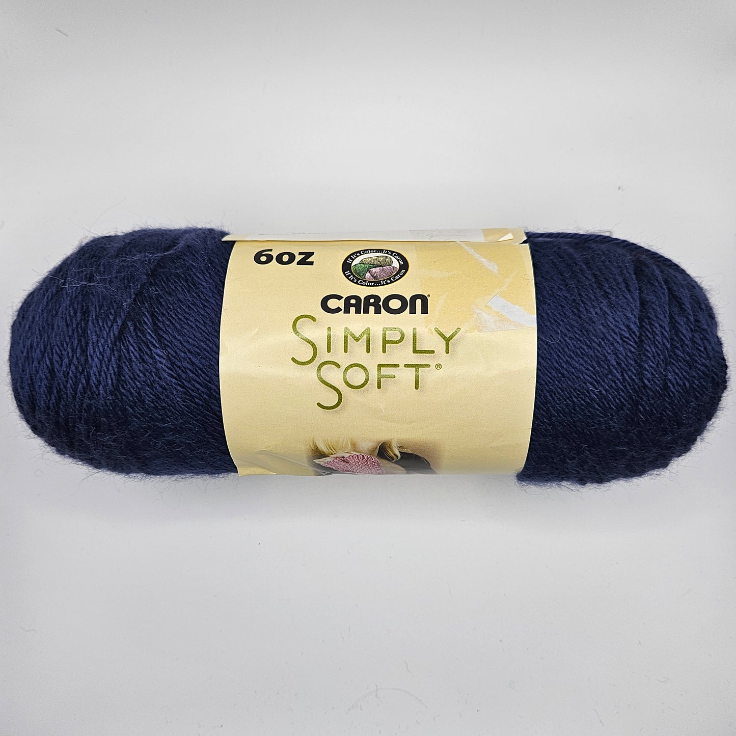 Caron Simply Soft Acrylic Yarn #9711 Dark Country Blue, Medium weight yarn