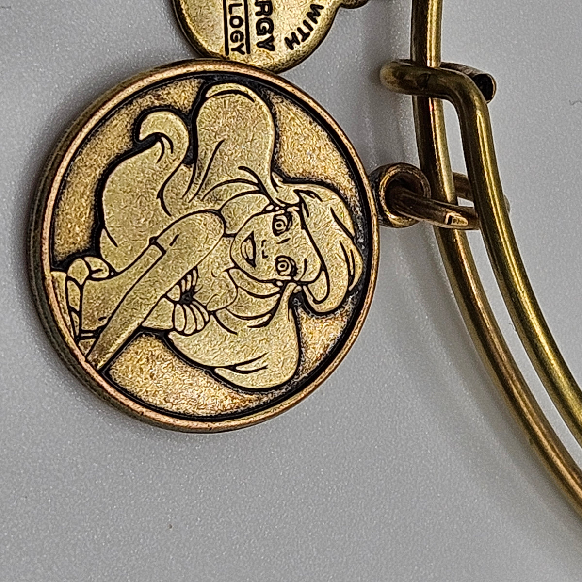 Alex and Ani Disney Ariel Gold Bangle Bracelet