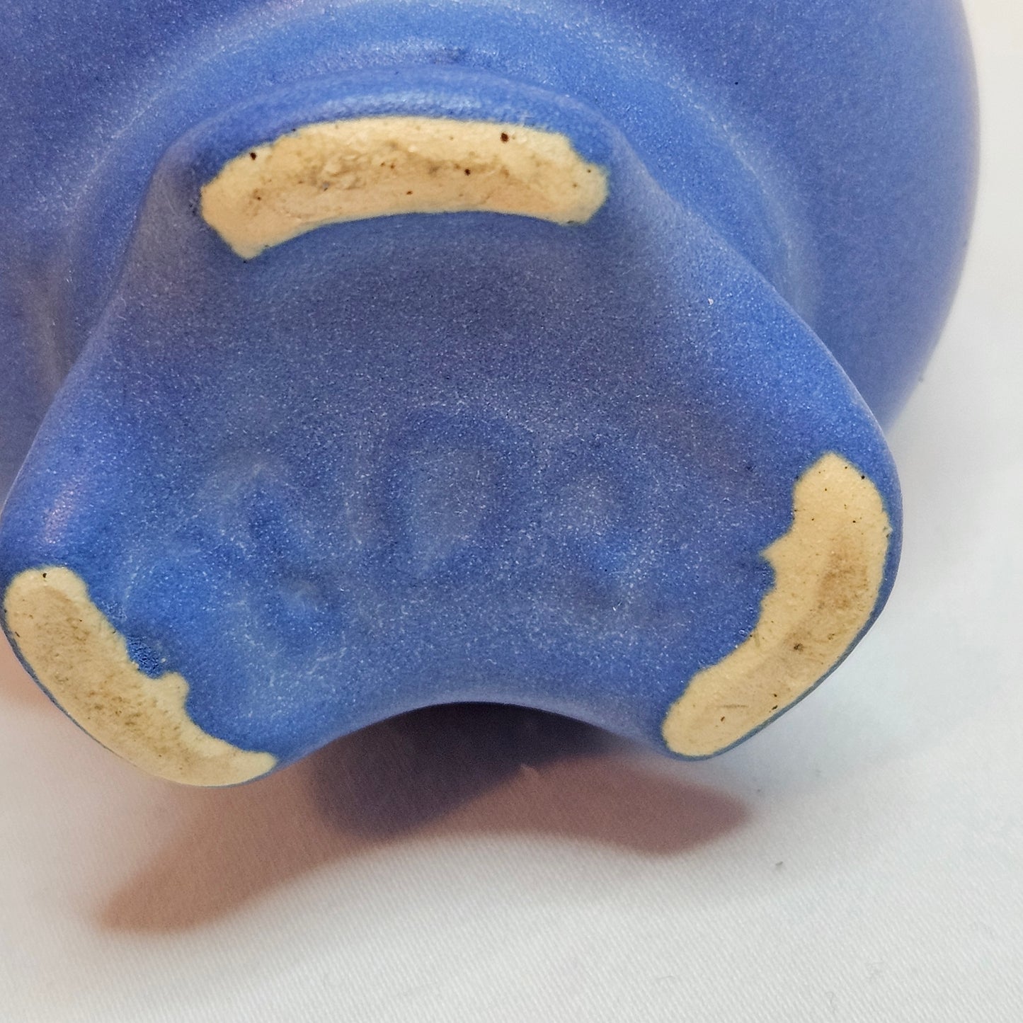 Vintage Niloak Pottery small Cabinet Vase, Ozark Blue