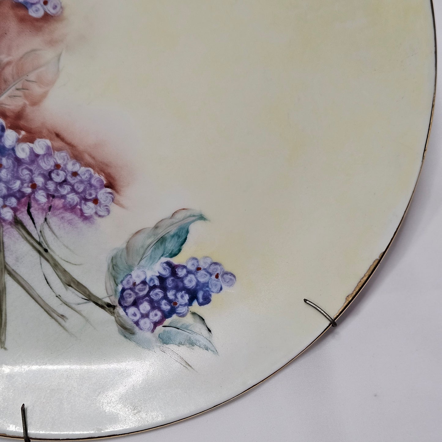 Vintage, handpainted 10" plate, signed by artist Coibion, Holiday China, Germany